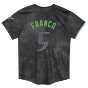 Wander Franco Toddler Tampa Bay Rays 2024 City Connect Jersey - Charcoal Limited