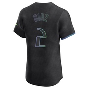 Yandy Diaz Men's Tampa Bay Rays 2024 City Connect Jersey - Charcoal Elite