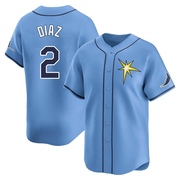Yandy Diaz Men's Tampa Bay Rays Alternate Jersey - Light Blue Limited