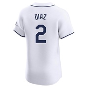 Yandy Diaz Men's Tampa Bay Rays Home Jersey - White Elite
