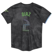 Yandy Diaz Toddler Tampa Bay Rays 2024 City Connect Jersey - Charcoal Limited