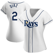 Yandy Diaz Women's Tampa Bay Rays Home Jersey - White Replica