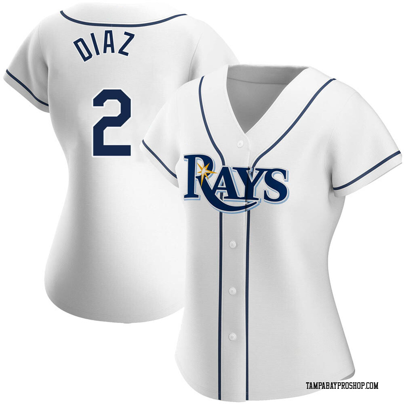 Yandy Diaz Women's Tampa Bay Rays Home Jersey - White Replica