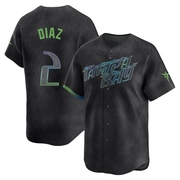 Yandy Diaz Youth Tampa Bay Rays 2024 City Connect Jersey - Charcoal Limited