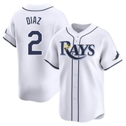 Yandy Diaz Youth Tampa Bay Rays Home Jersey - White Limited