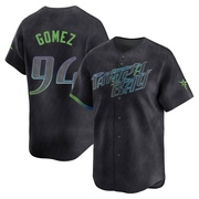 Yoendrys Gomez Men's Tampa Bay Rays 2024 City Connect Jersey - Charcoal Limited