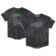 Yoendrys Gomez Toddler Tampa Bay Rays 2024 City Connect Jersey - Charcoal Limited