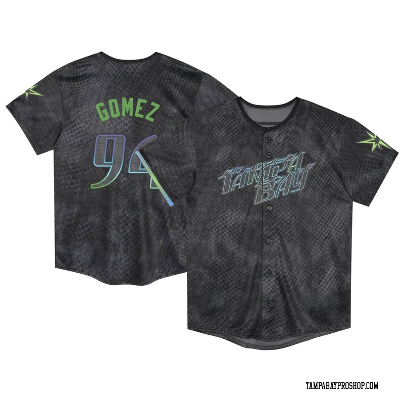 Yoendrys Gomez Toddler Tampa Bay Rays 2024 City Connect Jersey - Charcoal Limited