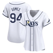 Yoendrys Gomez Women's Tampa Bay Rays Home Jersey - White Limited
