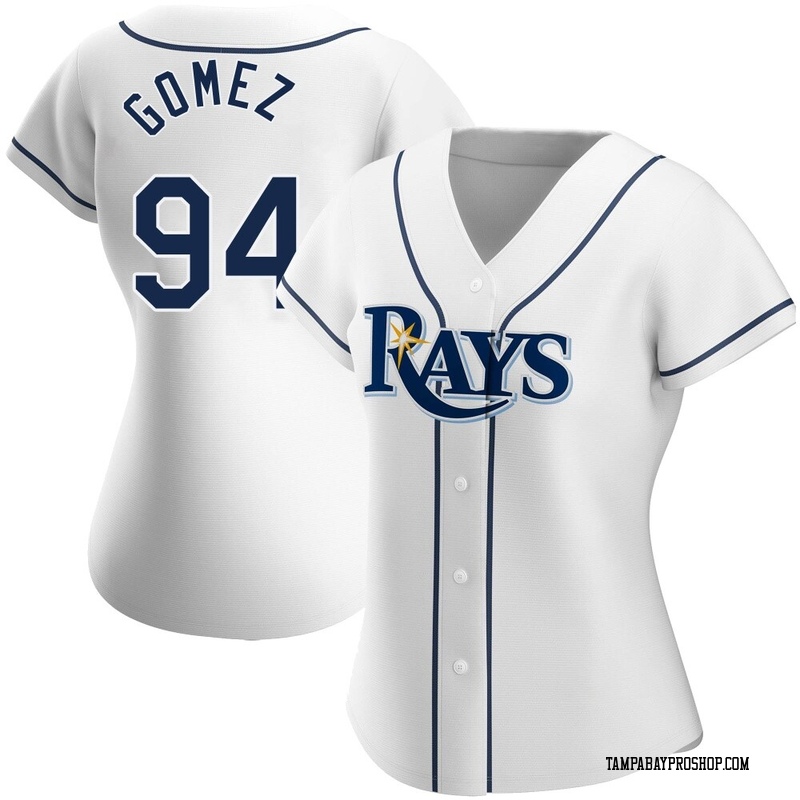 Yoendrys Gomez Women's Tampa Bay Rays Home Jersey - White Replica