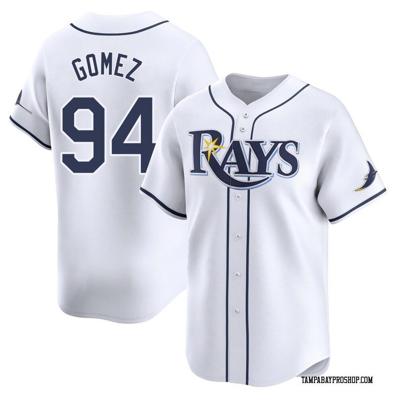 Yoendrys Gomez Youth Tampa Bay Rays Home Jersey - White Limited